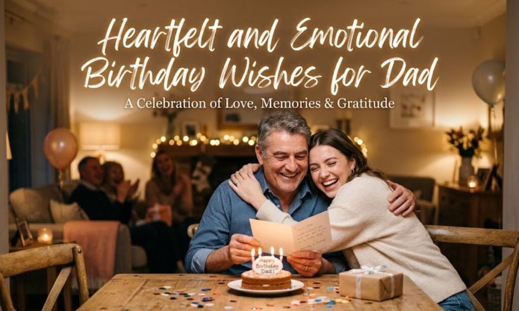 Heartfelt and Emotional Birthday Wishes for Dad