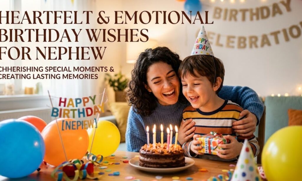 Heartfelt and Emotional Birthday Wishes for Nephew