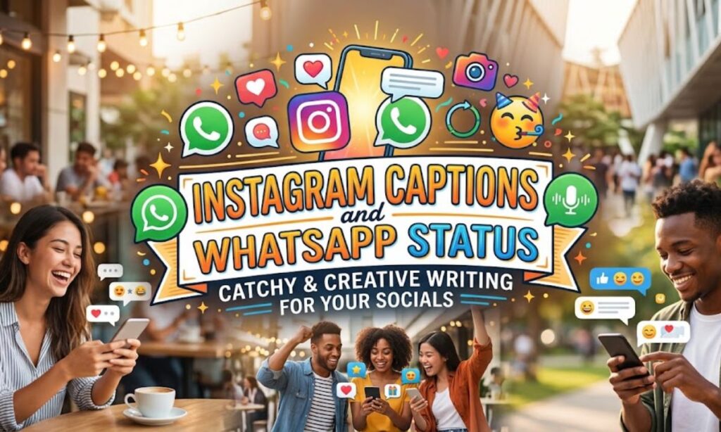 Instagram Captions and WhatsApp Status