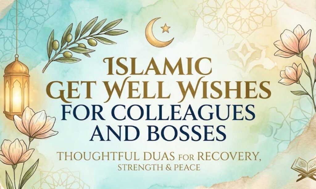 Islamic Get Well Wishes for Colleagues and Bosses