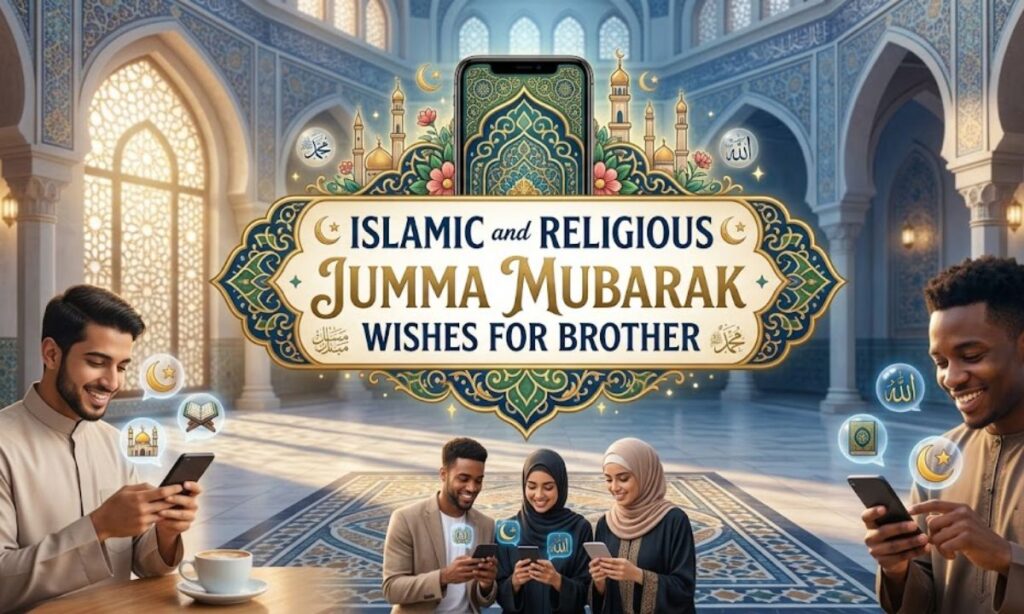 Islamic and Religious Jumma Mubarak Wishes for Brother