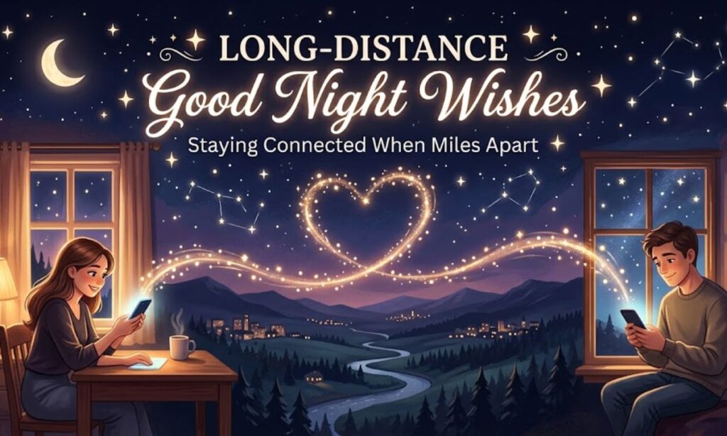 Long-Distance Good Night Wishes