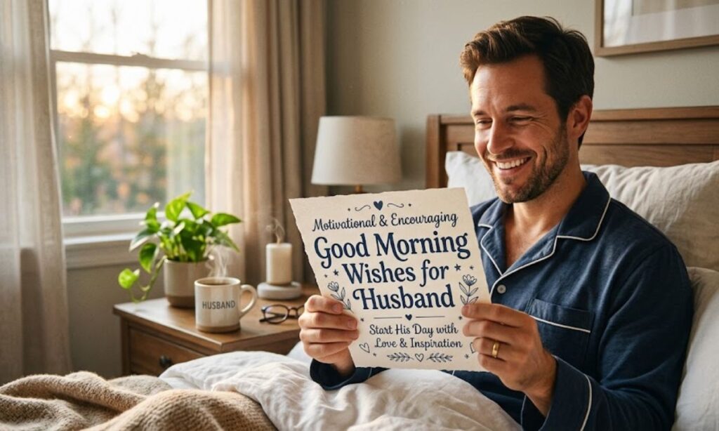Motivational and Encouraging Good Morning Wishes for Husband