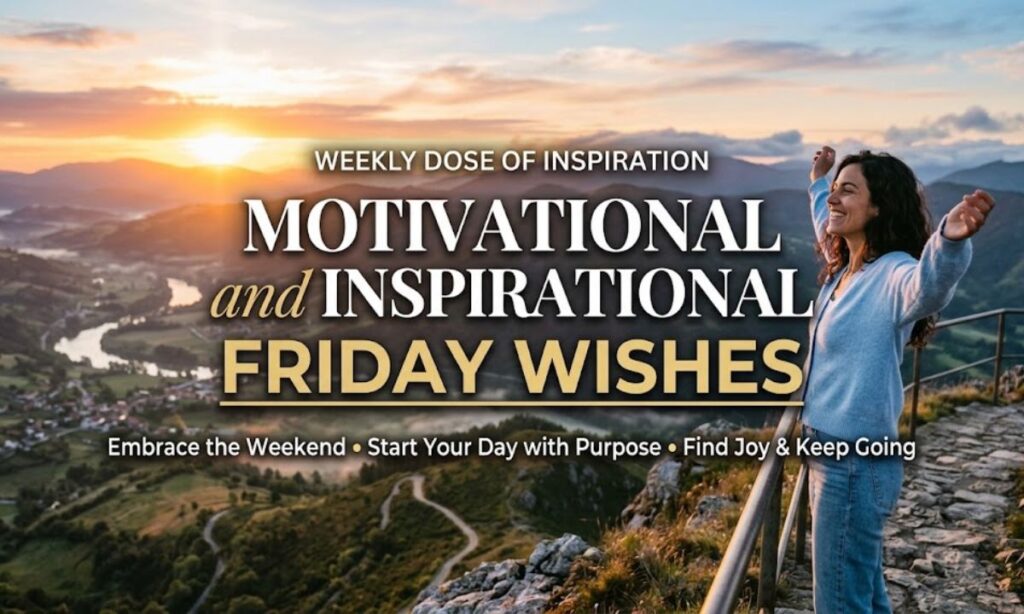 Motivational and Inspirational Friday Wishes