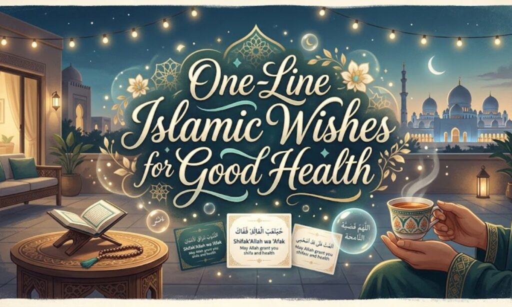 One-Line Islamic Wishes for Good Health