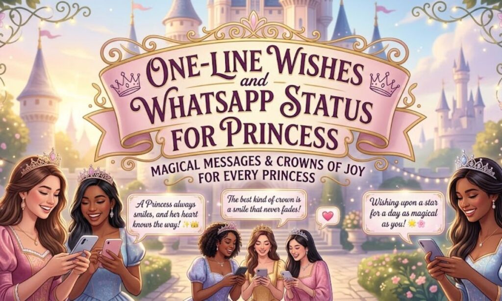 One-Line Wishes and WhatsApp Status for Princess