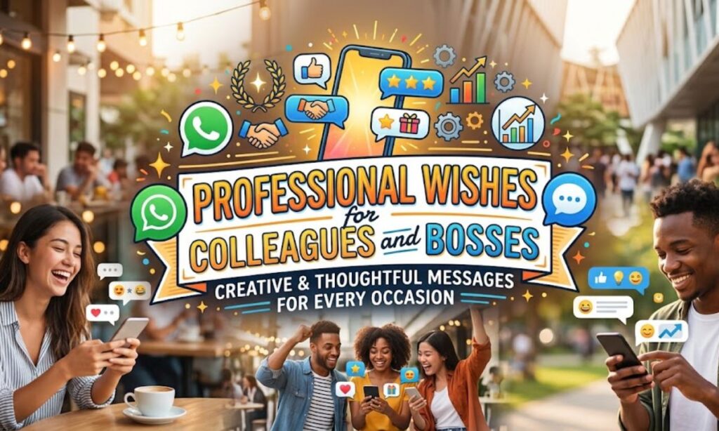 Professional Wishes for Colleagues and Bosses