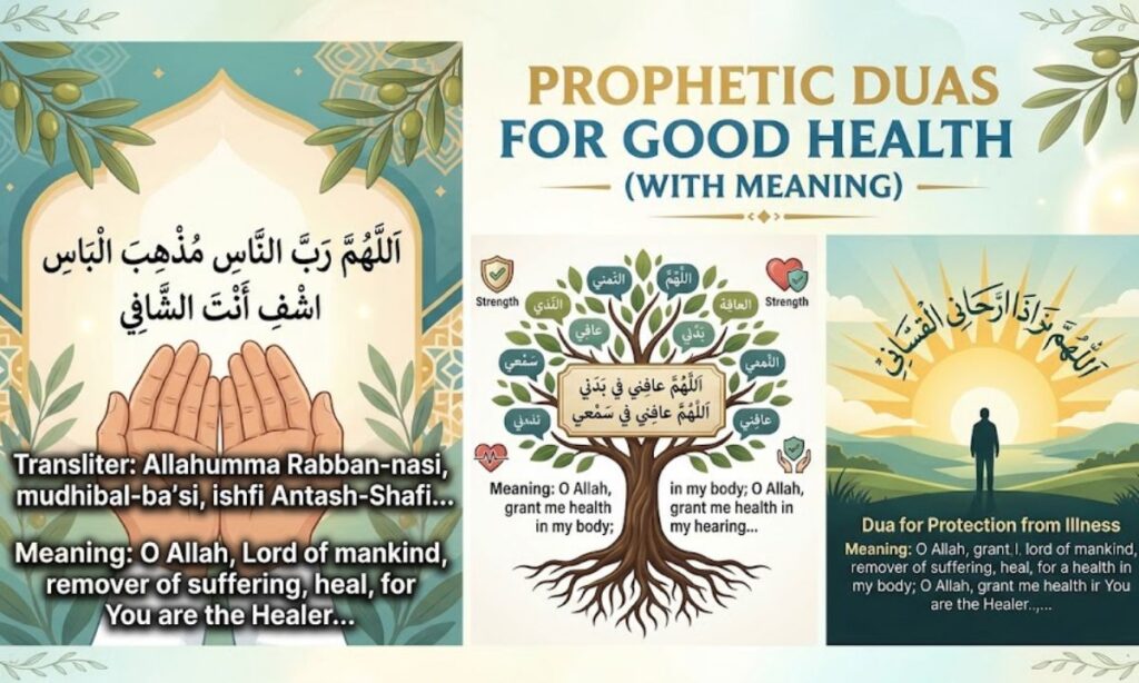 Prophetic Duas for Good Health (With Meaning)