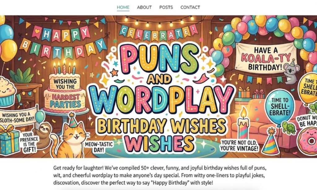 Puns and Wordplay Birthday Wishes