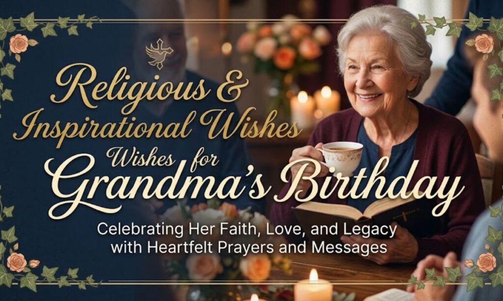 Religious & Inspirational Wishes for Grandma’s Birthday