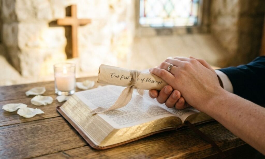 Religious and Blessing-Based First Anniversary Wishes