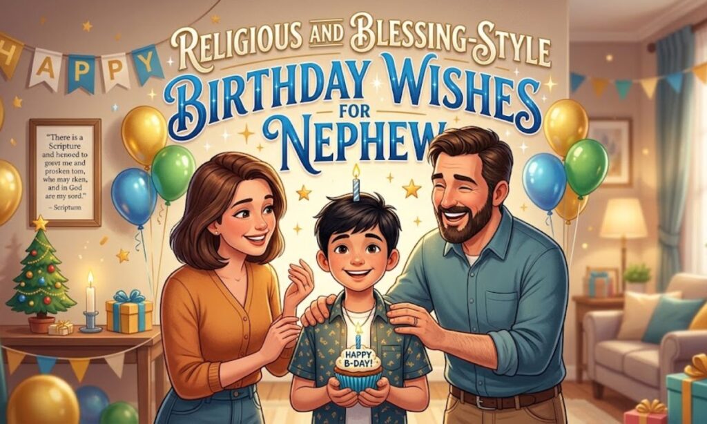 Religious and Blessing-Style Birthday Wishes for Nephew