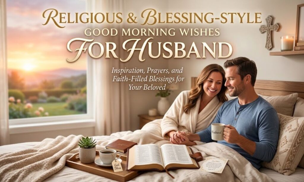 Religious and Blessing-Style Good Morning Wishes for Husband