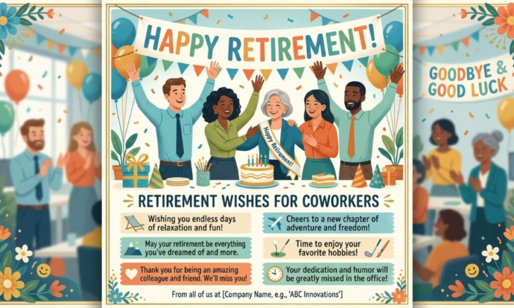 Retirement Wishes for Coworkers