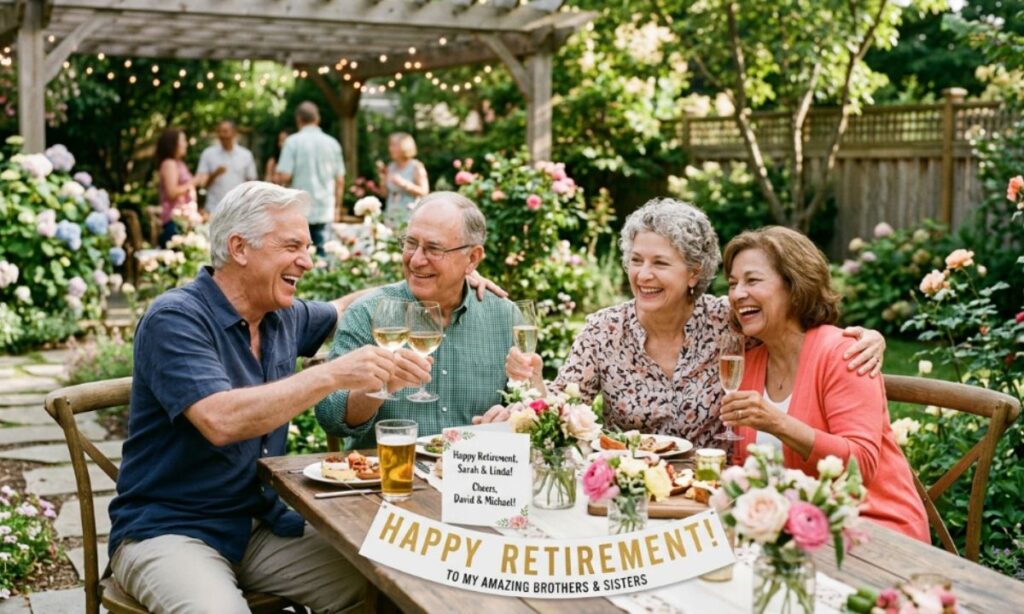 Retirement Wishes for Sisters and Brothers