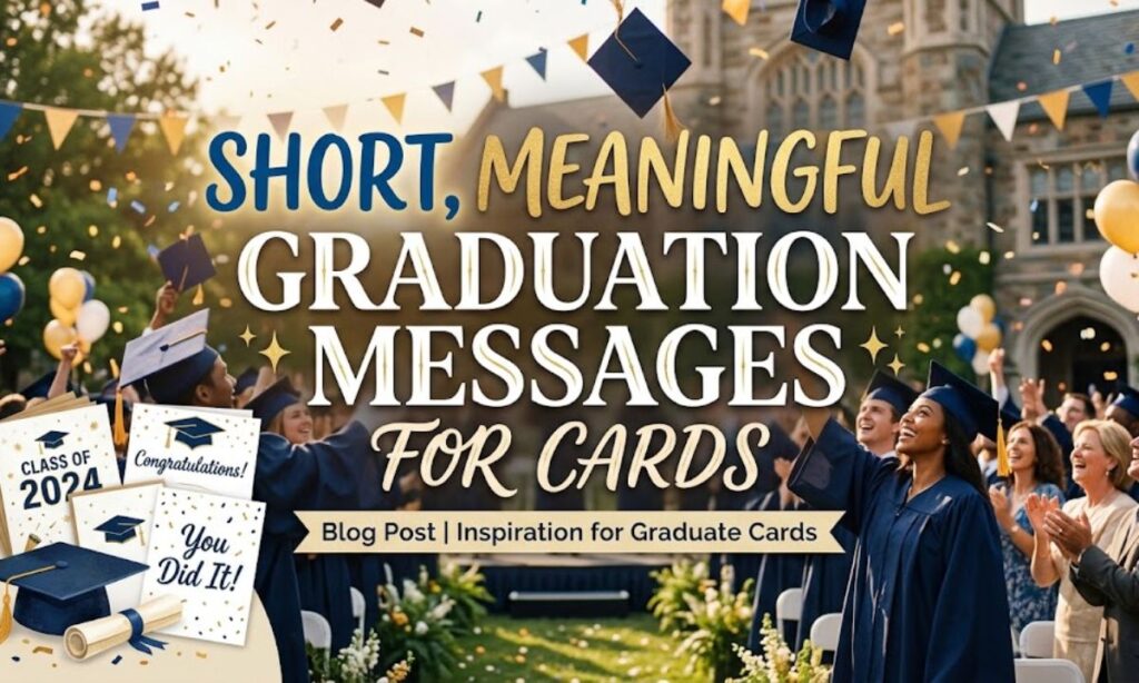 Short, Meaningful Graduation Messages for Cards