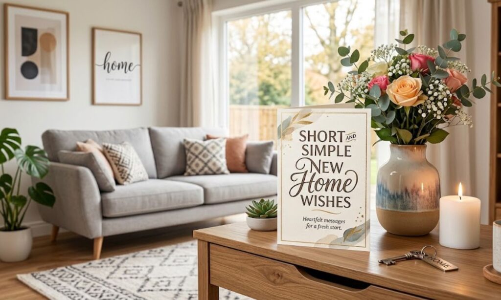 Short and Simple New Home Wishes