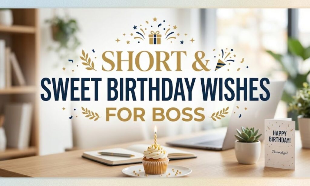 Short and Sweet Birthday Wishes for Boss