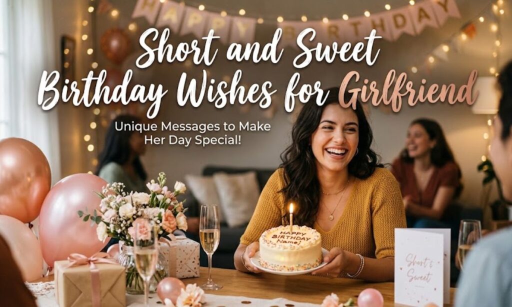 Short and Sweet Birthday Wishes for Girlfriend