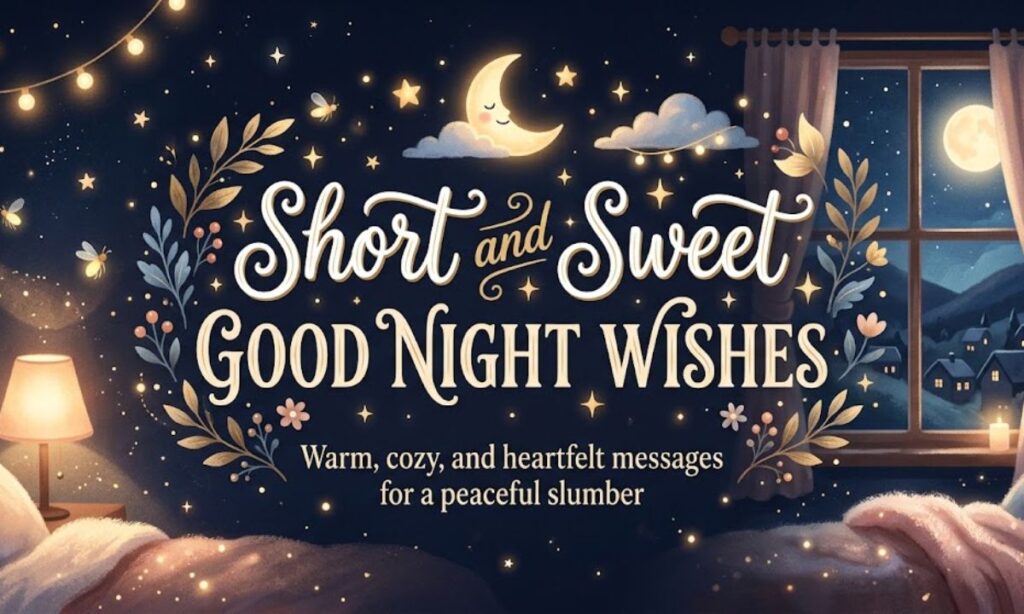 Short and Sweet Good Night Wishes