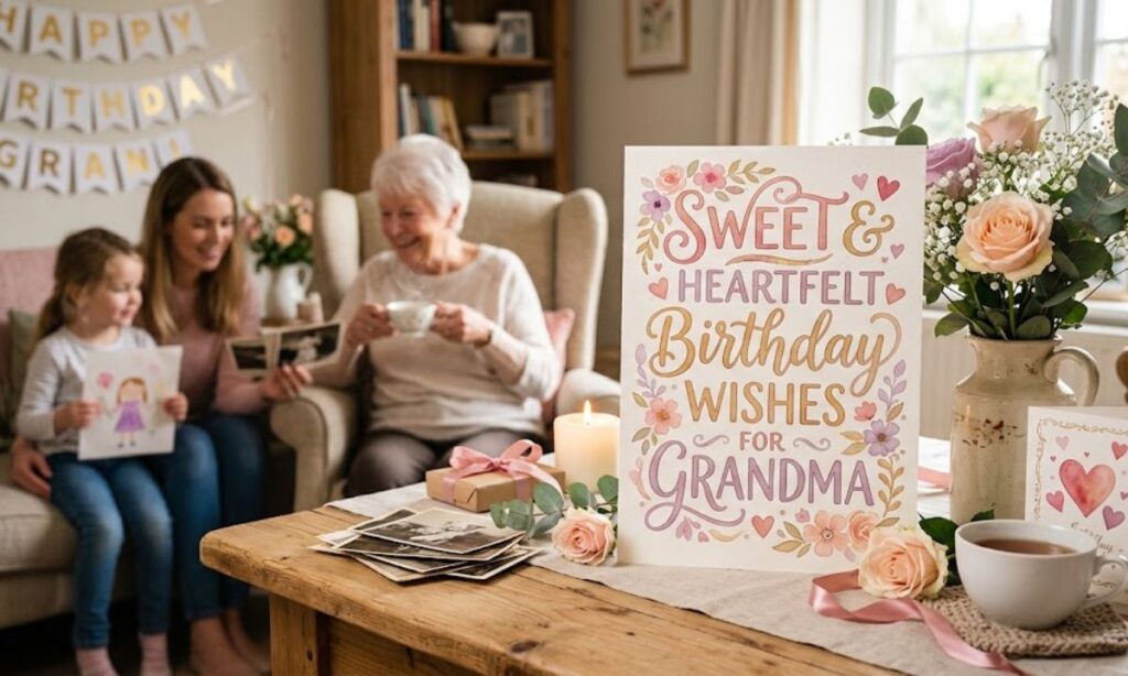 Sweet & Heartfelt Birthday Wishes for Grandma