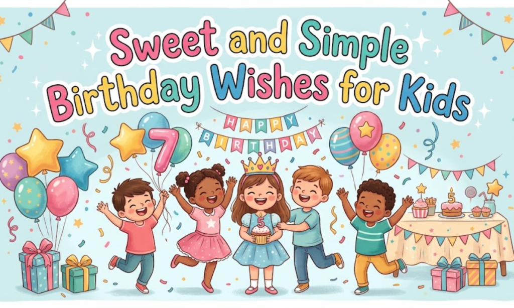 Sweet and Simple Birthday Wishes for Kids