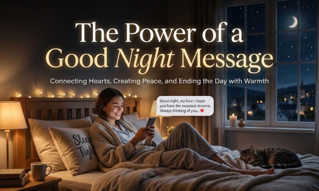 The Power of a Good Night Message