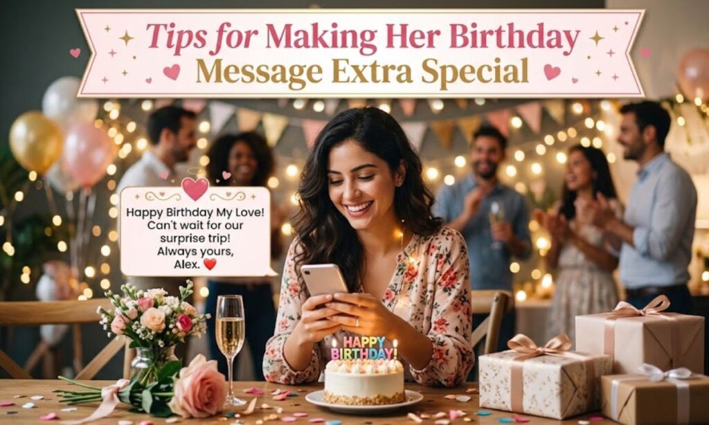 Tips for Making Her Birthday Message Extra Special