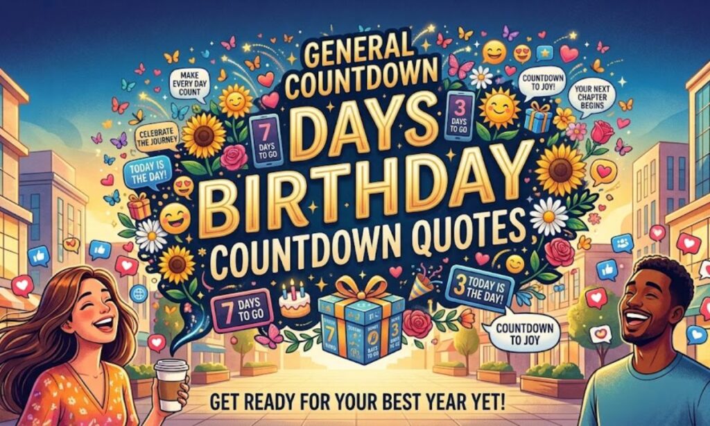 Days Birthday Countdown Quotes (General Countdown)