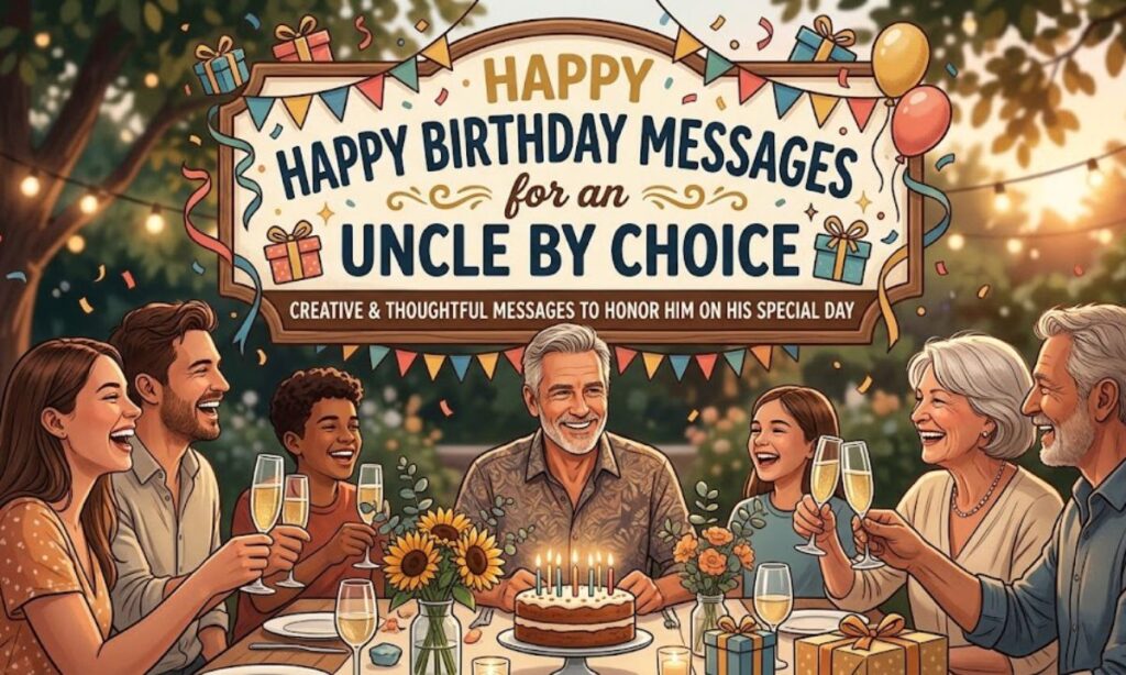 Happy Birthday Messages for an Uncle by Choice