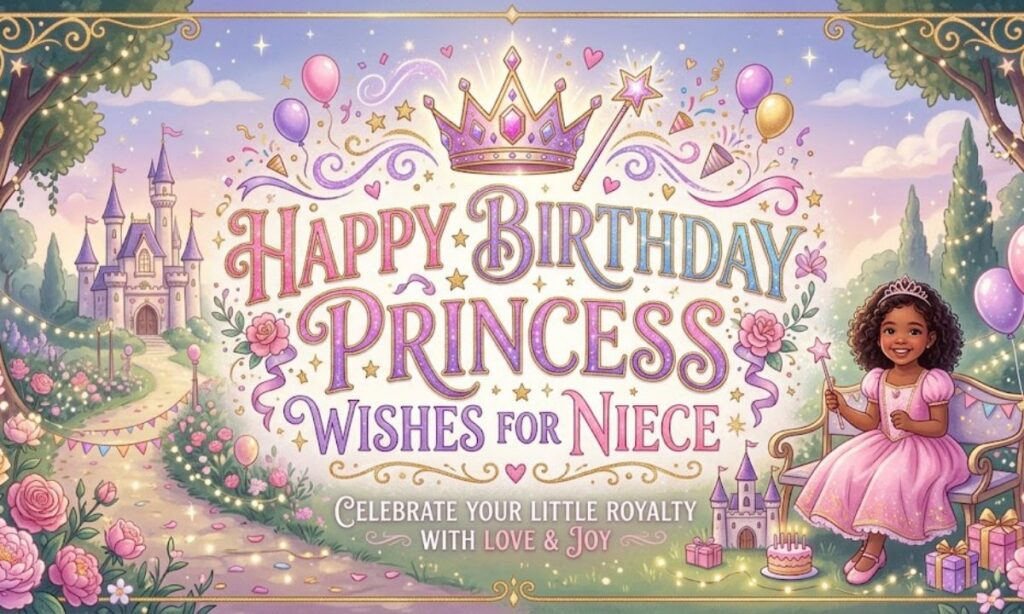 Happy Birthday Princess Wishes for Niece