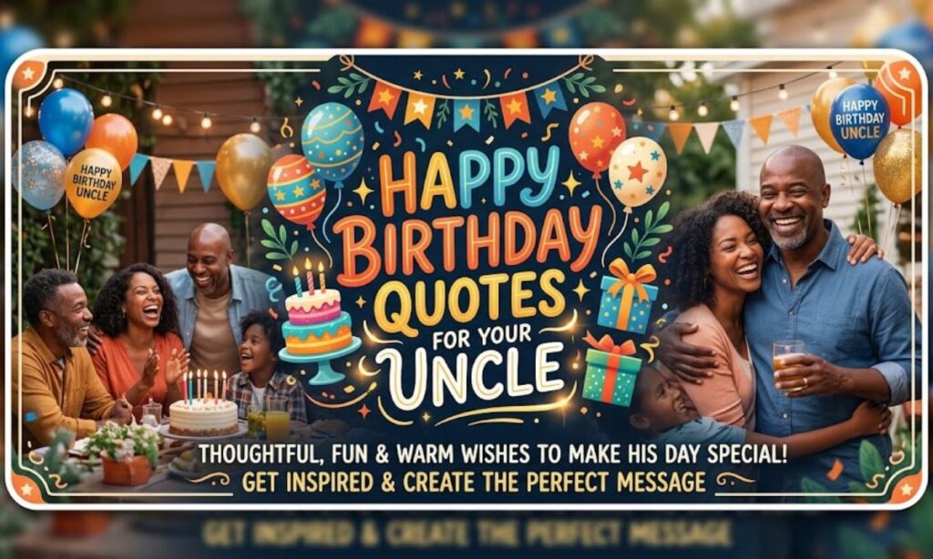 Happy Birthday Quotes for Your Uncle
