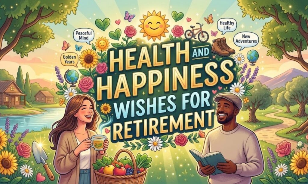 Health and Happiness Wishes for Retirement