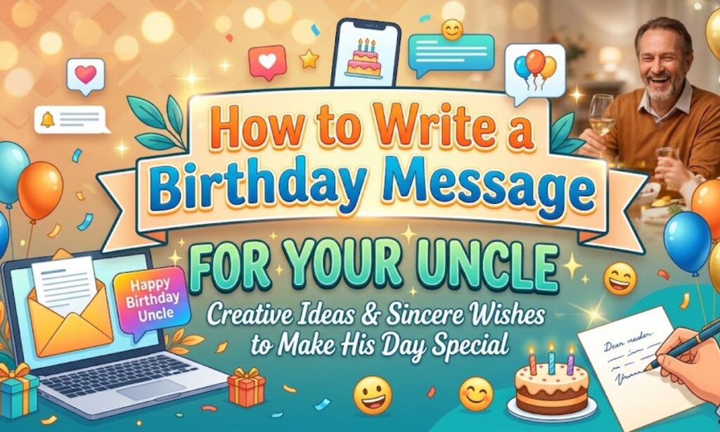 How to Write a Birthday Message for Your Uncle
