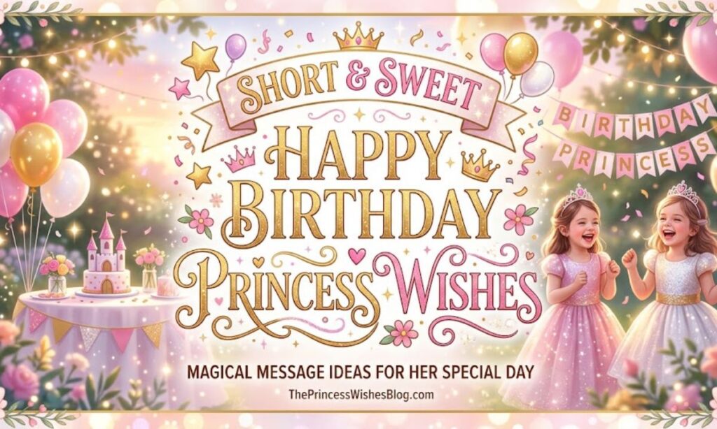 Short & Sweet Happy Birthday Princess Wishes