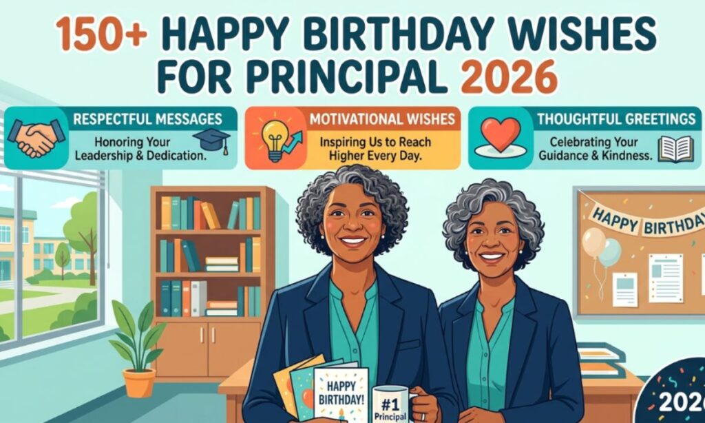150+ Happy Birthday Wishes for Principal 2026 – Respectful, Motivational & Thoughtful Messages