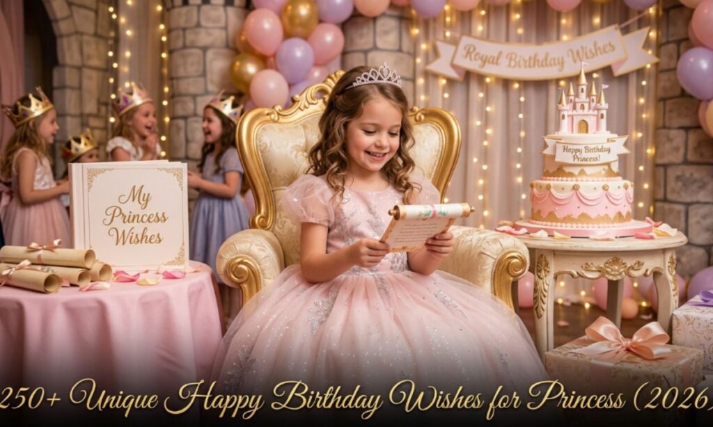 250+ Unique Happy Birthday Wishes for Princess (2026) – Sweet & Royal Messages