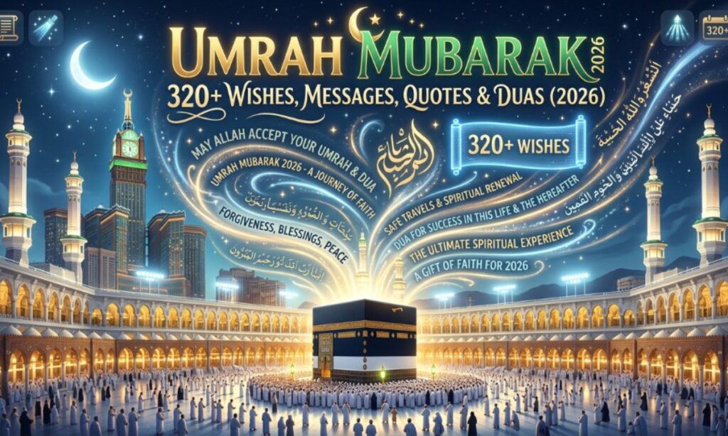 320+ Umrah Mubarak Wishes, Messages, Quotes & Duas (2026)