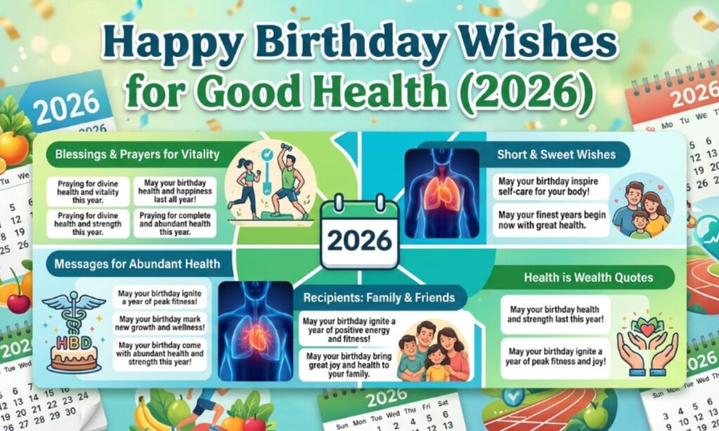 500+ Happy Birthday Wishes for Good Health (2026) – Blessings, Prayers & Messages