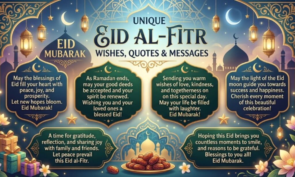 Unique Eid al-Fitr Wishes, Quotes, and Messages