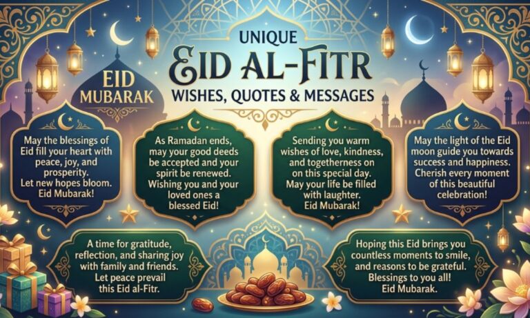 Unique Eid al-Fitr Wishes, Quotes, and Messages