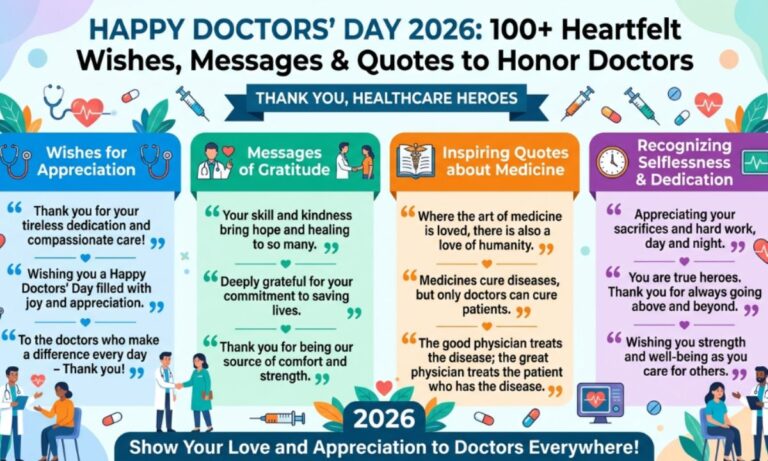 100+ Heartfelt Doctors Day Wishes, Messages & Quotes to Honor Doctors (2026)