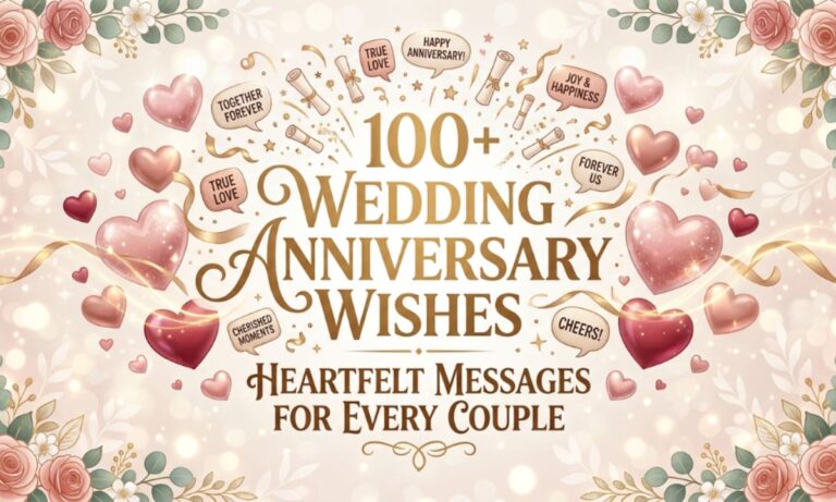 100+ Wedding Anniversary Wishes Heartfelt Messages for Every Couple