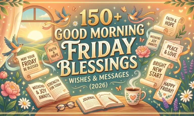 150+ Good Morning Friday Blessings, Wishes & Messages (2026)