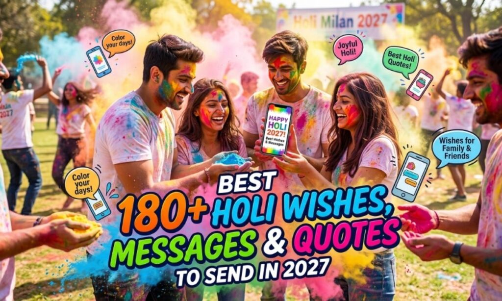 180+ Best Holi Wishes, Messages & Quotes to Send in 2027