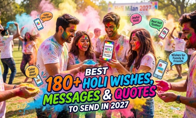 180+ Best Holi Wishes, Messages & Quotes to Send in 2027