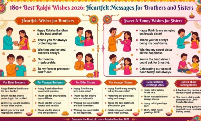 180+ Best Rakhi Wishes 2026 Heartfelt Messages for Brothers and Sisters (1)