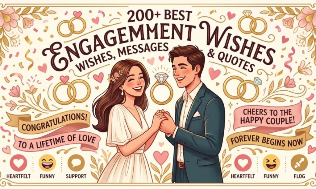 200+ Best Engagement Wishes, Messages & Quotes to Celebrate the Happy Couple