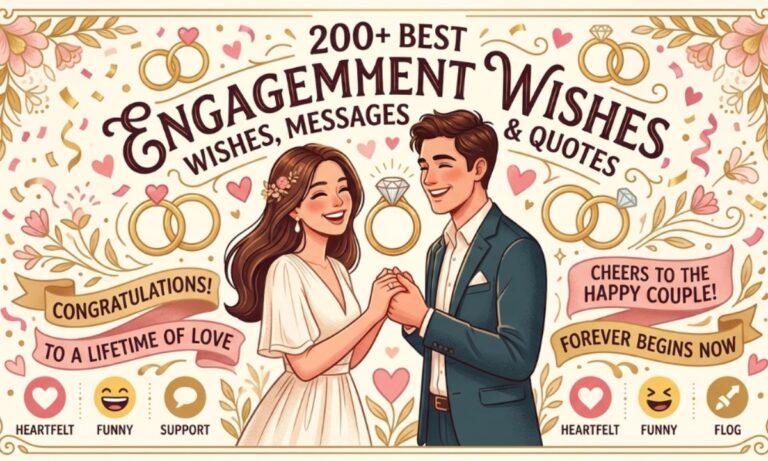 200+ Best Engagement Wishes, Messages & Quotes to Celebrate the Happy Couple