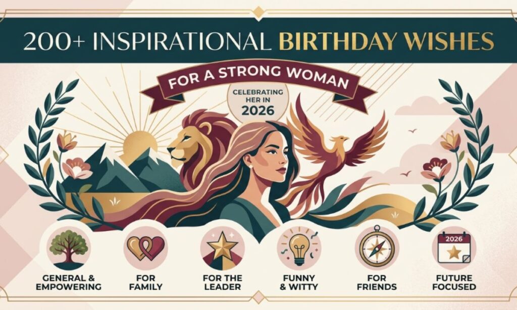 200+ Inspirational Birthday Wishes for a Strong Woman (2026)